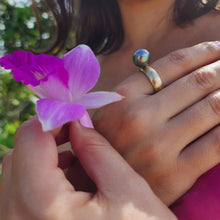 Load image into Gallery viewer, READY TO SHIP - Wide Band Pearl Ring with Graded Fiji Saltwater Pearl - 9k Solid Gold FJD$ - Adorn Pacific - Rings
