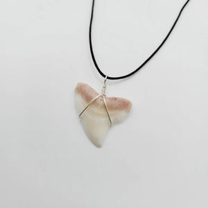 SEND US YOUR TOOTH - Shark Tooth Necklace - Nylon Cord FJD$ - Adorn Pacific - All Products