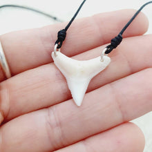 Load image into Gallery viewer, SEND US YOUR TOOTH - Shark Tooth Necklace - Wax Cord FJD$ - Adorn Pacific - All Products
