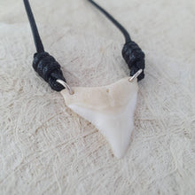 Load image into Gallery viewer, SEND US YOUR TOOTH - Shark Tooth Necklace - Wax Cord FJD$ - Adorn Pacific - All Products
