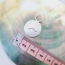 Load image into Gallery viewer, READY TO SHIP Wave Disc Necklace - 925 Sterling Silver FJD$ - Adorn Pacific - All Products
